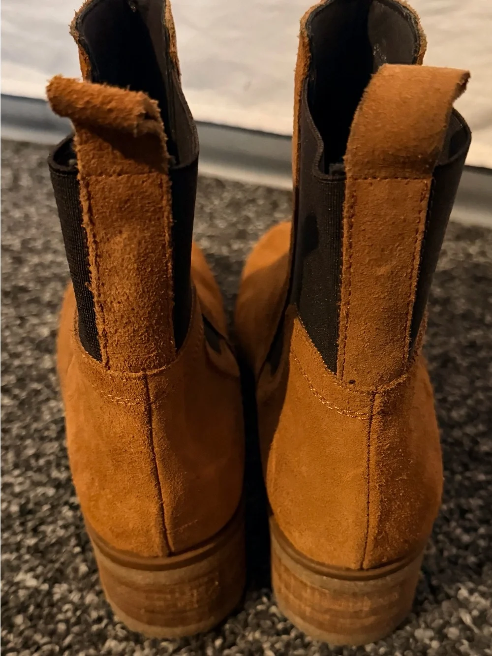 Women's Chelsea Ankle Boot in Tan Suede